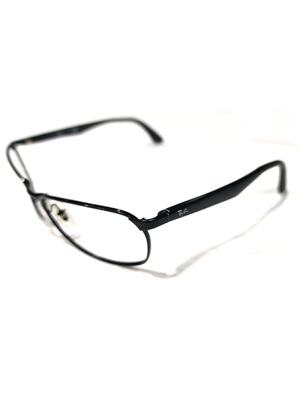 Ray Ban RB3534 002 NO Lenses Black Metal Wrap Sunglasses Frame Only 59-17 135